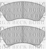 BORG & BECK BBP1613 Brake Pad Set, disc brake